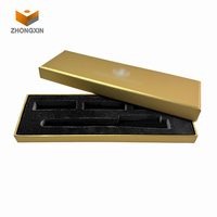Boîte de stylo vide en carton dur rigide avec logo personnalisé écologique de qualité supérieure avec boîte à stylo en mousse