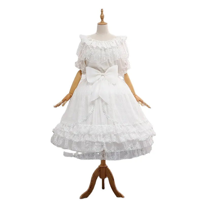 Свадебное платье в стиле "Лолита кринолин" с цветами, нижнее платье для девушек, нижнее платье, подъюбники в стиле кринолин на заказ