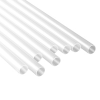 En stock, ensemble de tubes transparents en PP, étui pour crayon à sourcils, emballage protecteur, Hengsi 1818, moulage par soufflage plastique droit, cosmétique