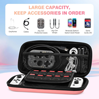 Étui de protection professionnel personnalisé Eva pour Console Nintendo Switch 2 avec 10 emplacements pour cartes de jeu sac de voyage étanche