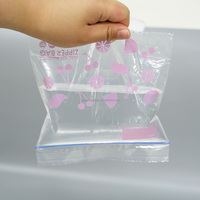 Sacs Ziplock biodégradables Wanda en PE avec soufflet latéral, emballage vertical jetable thermoscellable imprimé en héliogravure