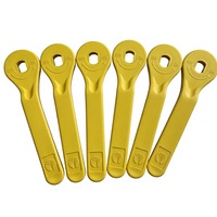 Poignées pour robinet à bille en polypropylène 4 pouces 8 points de fixation