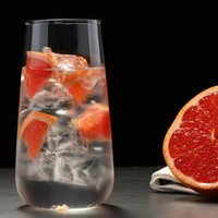Verre à boisson en forme de goutte, transparent, de style européen, haut et bas, pour jus, usage domestique, simple paroi