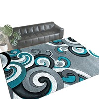 Polyester Crystal Velvet Carpet Living Room Rug Stain-Resistant Easy-to-Care-For Non-Slip Foot Mat New High-End Large-Area Rug