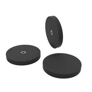 סיליקון שחור פלסטיק צורה עגולה בסיס מגנטי ניאודימיום מגנט קבוע עם ציפוי גומי שחור ליישומים שונים - Product Image 3