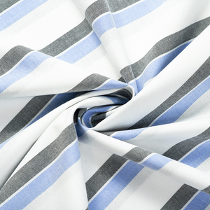 Vải may mặc chất liệu vải dệt may tùy chỉnh, vải cotton nhuộm sợi 100%, vải áo sơ mi nam, vải cotton nhuộm sợi TC CVC, vải áo sơ mi sọc - Product Image 5