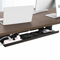 Utilisé pour le bureau à domicile sous le plateau de bureau organisateur de câbles debout conduit ordinateur fil de bureau gestion des câbles