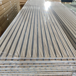 Paneles Acústicos de Madera con Revestimiento de Listones, Ecológicos, Insonorizantes, de Diseño Moderno, Ampliamente Utilizados en Estudios y Hogares, Directo de Fábrica - Product Image 6