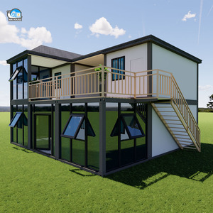 Gói Phẳng Đúc Sẵn Xây Dựng Đúc Sẵn Văn Phòng Container Khách Sạn Biệt Thự Căn Hộ Khu Dân Cư 2 Câu Chuyện Container Nhà - Product Image 2