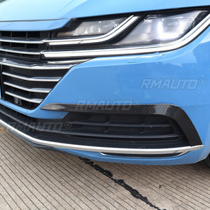 Car Front Bumper <b>Splitter</b> Side Spoiler Air Vent Wind Knife Body Kits for Volkswagen Arteon CC 2017-2020 - Product Image 4