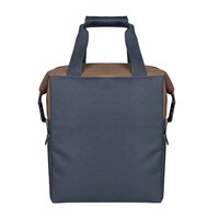Sac isotherme pliable réutilisable anti-fuite en 2 formes tendance avec poignée de transport et poche avant en polyester – Garde au frais