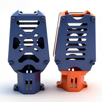 Support de moteur robuste de 30 mm en alliage d'aluminium usiné CNC et support de plaque en carbone avec filetage M3 pour pièces de drone RC