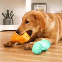 Jouets de luxe pour animaux de compagnie, écologiques, grands accessoires pour chiens, jouets qui couinent pour soulager le stress, pantoufles en latex résistantes aux morsures, jouet à mâcher pour chien