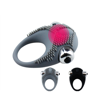Anillos Vibradores de Silicona para Estimulación Masculina, Juguete Sexual para Adultos - Product Image 1