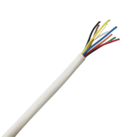 Cable de Alarma de Seguridad AITE OEM, 4 y 8 Núcleos, Conductor de Cobre de Alta Calidad, Aislamiento de PVC, Blindado con Lámina de Aluminio