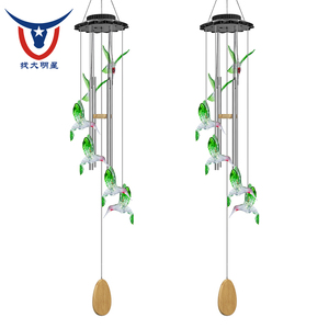 Campana colgante de hierro para decoración de jardín, campanas de viento solares para colgar en la cama de salón, hogar y exterior - Product Image 1