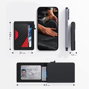 Pocket <b>Wallets</b> <b>RFID</b> Blocking Bifold Credit Card Holder Mens Shield <b>Wallet</b> Slim Pop up Leather <b>Wallet</b> - Product Image 6