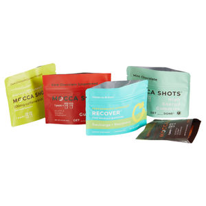 Custom stampato in fabbrica per uso alimentare con chiusura a Zip per alimenti sacchetti con logo richiudibile cerniera a prova di odore - Product Image 1