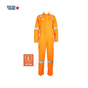 China fornecedor vários tamanhos alta visibilidade workwear tecido uniforme EN1149 roupas anti-estáticas macacão trabalho boilersuit