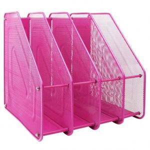 Organizador de Revistas de Metal para Escritorio, con 3 Compartimentos, Diseño Creativo y Personalizado, Precio de Fábrica al por Mayor - Product Image 3