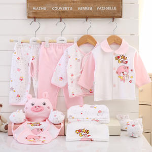 Nouveautés 2021 - Coffret cadeau de vêtements pour bébé en coton - Ensemble complet de vêtements pour bébé - Vêtements pour bébé de 0 à 1 an - Printemps, automne et hiver - Product Image 4