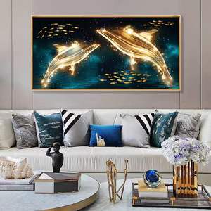 لوحات زيتية صديقة للبيئة بتصميم صيني فاخر وبسيط، لوحات فنية قماشية للأريكة، مناسبة لديكور غرفة المعيشة وغرفة الطعام وجدران الخلفية - Product Image 2