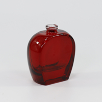 Vente Flash - Boutique Directe d'Usine - Flacons de Parfum Rouge Coloré de 30 ml avec Atomiseur - Flacon de Parfum Unique et Luxueux