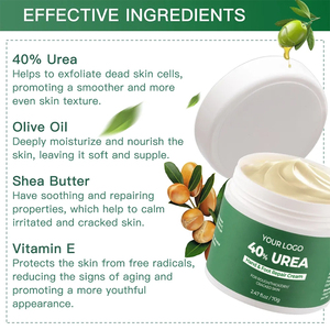 <span class=keywords><strong>Crema</strong></span> para Pies Vegana con 40% de <span class=keywords><strong>Urea</strong></span>, a Base de Hierbas Orgánicas, Sin Parabenos, con Manteca de Karité y Aloe Vera, Reparación Intensiva de Talones Agrietados, Hidratante - Product Image 3