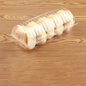 공장 도매 맞춤형 PET 플라스틱 케이크 상자 원통형 과자 식료품 슈퍼마켓 사용을위한 월병 도넛 용기 - Product Image 3