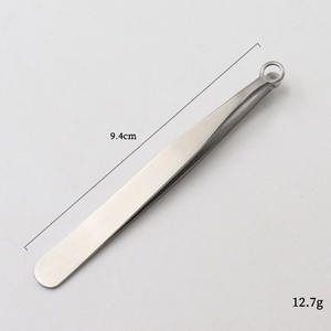 Nieuwste Ronde Tip Veiligheid Gezicht Pincet Rvs Neus Haar Verwijderaar Haar Pincet Met Hoge Precisie - Product Image 1