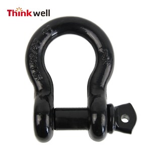Bronze noir 150Ton fermoir G209 Bracelet en acier U 3/4 <span class=keywords><strong>D</strong></span> anneau de levage boulon et chaîne - Product Image 1