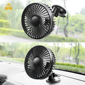 Ventilateur de <span class=keywords><strong>voiture</strong></span> sur tableau de bord, accessoires intérieurs de <span class=keywords><strong>voiture</strong></span> frais, maintien sur la fenêtre, tête rotative, ventilateur électrique avec USB - Product Image 4