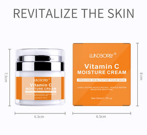 Crema facial blanqueadora nocturna personalizada <span class=keywords><strong>de</strong></span> 7 días, crema hidratante con vitamina C para pieles oscuras - Product Image 3