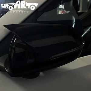 Auto parte nueva cubierta de plástico para espejo lateral de coche tapas de fibra de carbono parece cubierta de espejo lateral de puerta para KIA Sonet 2020 + <span class=keywords><strong>Carens</strong></span> <span class=keywords><strong>2022</strong></span> + - Product Image 4