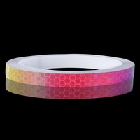 Bande lumineuse fluorescente de réflecteur de vélo de vélo pour casque de vélo moto Scooter