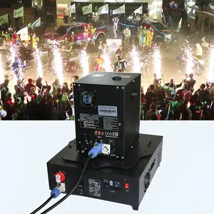 600 W ferngesteuerte DMX Funkmaschine Kaltbrunnen-Spark für Hochzeit DJ Party Bühne professionelle Audiobeleuchtung