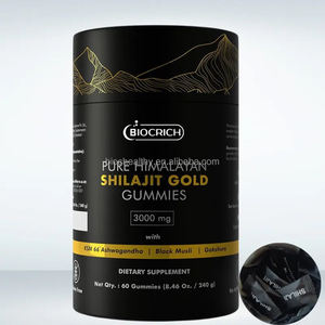 OEM/ODM Shilajit Gummies Ashwagandha الفيتامينات النقية مكملات شيلاجيت شيلاجيت - Product Image 1