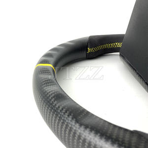 100% intérieur de voiture de volant en fibre de carbone véritable pour <span class=keywords><strong>Chevrolet</strong></span> Camaro <span class=keywords><strong>Corvette</strong></span> <span class=keywords><strong>C7</strong></span> <span class=keywords><strong>2014</strong></span> 2015 2016 2017 2018 2019 - Product Image 6