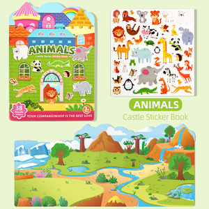 Early Educational Quiet Sticker <b>Book</b> <b>Puzzle</b> Toy for Children Baby Reusable Toddler Travel Toy Sticker <b>Books</b> Fun Activities - Product Image 6