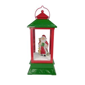 Belle lampe de Noël festive avec musique lumineuse, lanterne de Noël avec neige pour les festivals, décorations élégantes de <span class=keywords><strong>lampadaire</strong></span> de Noël - Product Image 3