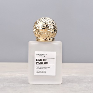 Hot Selling Frosted Glass Perfume <b>Bottles</b> 30ml 50ml Empty Spray Refillable Cosmetic Containers Factory Direct Portable Design - Product Image 3