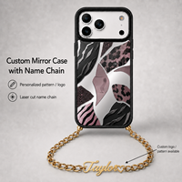 Coque de téléphone miroir personnalisée de haute qualité avec impression sur mesure, votre propre design, illustration couleur, logo personnalisé, cadeau personnalisé, vente en gros