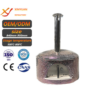 Meilleure qualité 16 pouces Style italien céramique intérieur extérieur cuisson aux <span class=keywords><strong>granulés</strong></span> grand four à pizza au feu <span class=keywords><strong>de</strong></span> <span class=keywords><strong>bois</strong></span> dôme four à pizza au feu <span class=keywords><strong>de</strong></span> <span class=keywords><strong>bois</strong></span> - Product Image 1