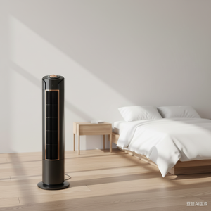 Ventilador de Torre Oscilante sin Aspas de 36 Pulgadas, Bajo Nivel de Ruido, Flujo de Aire Potente, Plástico, Oscilación de 180 Grados, Ventilador de Enfriamiento de Aire - Product Image 6