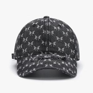 Casquette de baseball unisexe 6 panneaux en coton personnalisable, motif floral intégral, ajustable, toutes saisons, haute qualité, nouvelle collection 2026 Sweet Ocean - Product Image 1