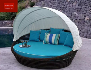 <span class=keywords><strong>Lettino</strong></span> Prendisole da Esterno in Rattan per Spiaggia e <span class=keywords><strong>Mare</strong></span>, Design Relax, Colore a Scelta - Product Image 3
