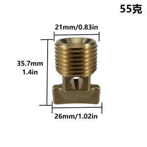 Solid Brass Boat Drain Plug 1/2 Inch Npt Garboard Plug For Marine Hull Repair Replacement - Product Image 2