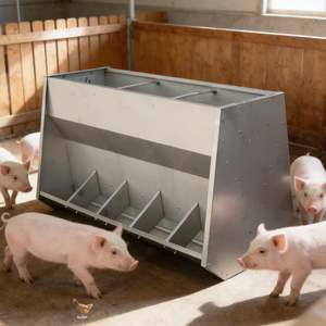 Mangeoire automatique pour porcs en acier inoxydable, structure renforcée, leader du marché - Product Image 1