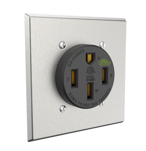 Nhiệm vụ nặng nề tuôn ra receptacle, xe điện sạc, EV sạc, 3-Pole, 4-wire, NEMA 14-50r, 50amp, 125/250VAC - Product Image 2