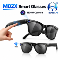 Lunettes d'enregistrement IA avec photos 3000W, vidéo 1200P, stabilisation EIS, bouton dissimulé, kit professionnel Pro Max